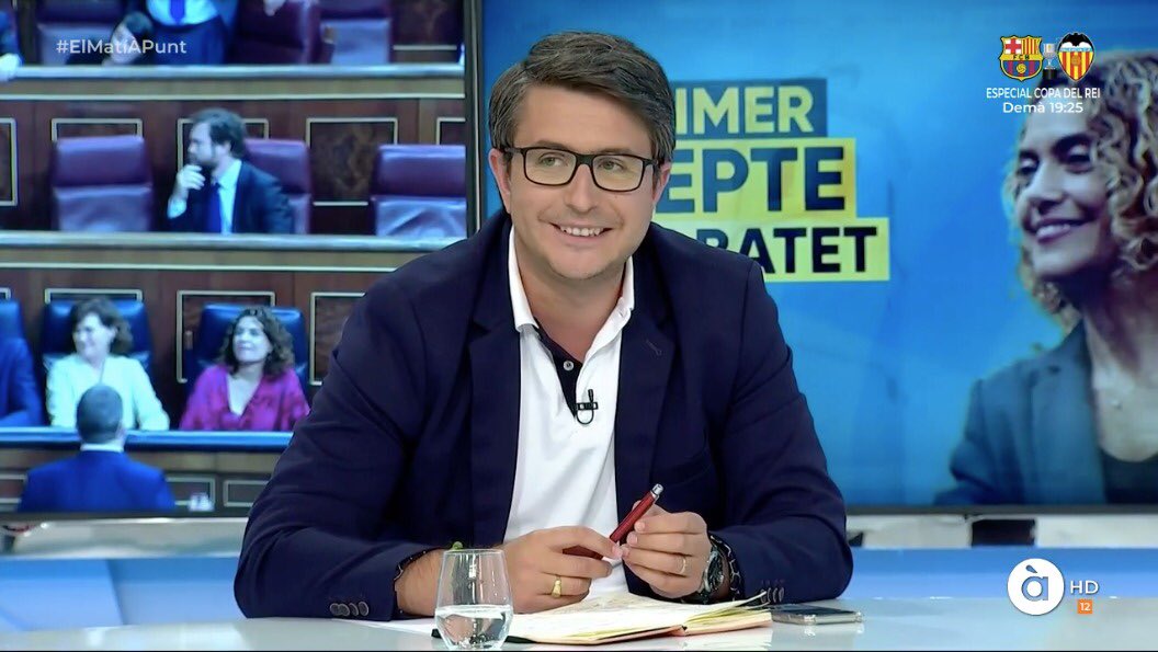 GOBERNATIA's tweet photo. 📺Ayer nuestro directivo,el politólogo @jsahuquillo participó en la tertulia política de @elmatiapunt ,de la televisión pública valenciana. https://t.co/uZSfHtoFV2