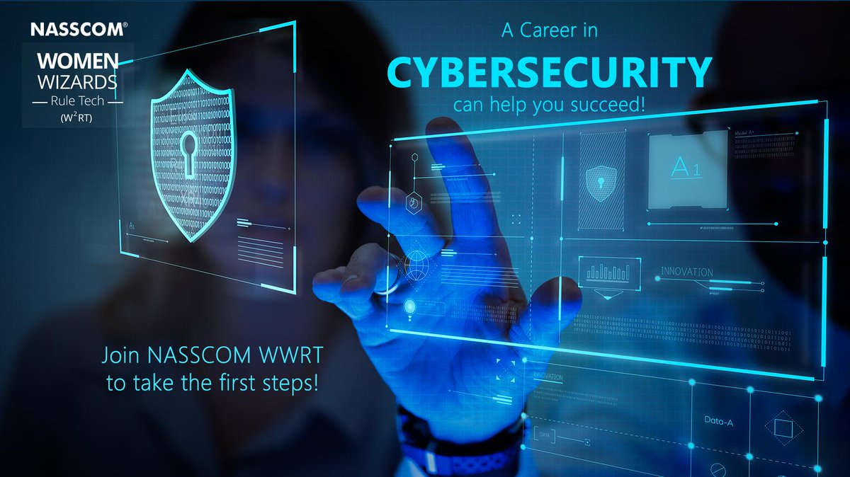 NasscomWWRT's tweet photo. #Cybersecurity can be your gateway for new career opportunities but how do you get familiar to it? #WomenWizardsRuleTech platform is your answer|#wwrt #womenintech @NasscomFS https://t.co/6bJQdulwmB