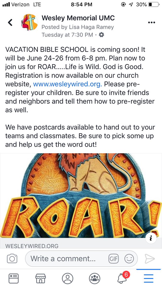 Wesley Memorial UMC tweet media