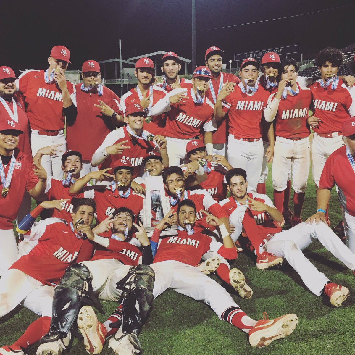 ⚾️ Your #FHSAA 2A Baseball State Champions 🏆 is #MiamiChristian