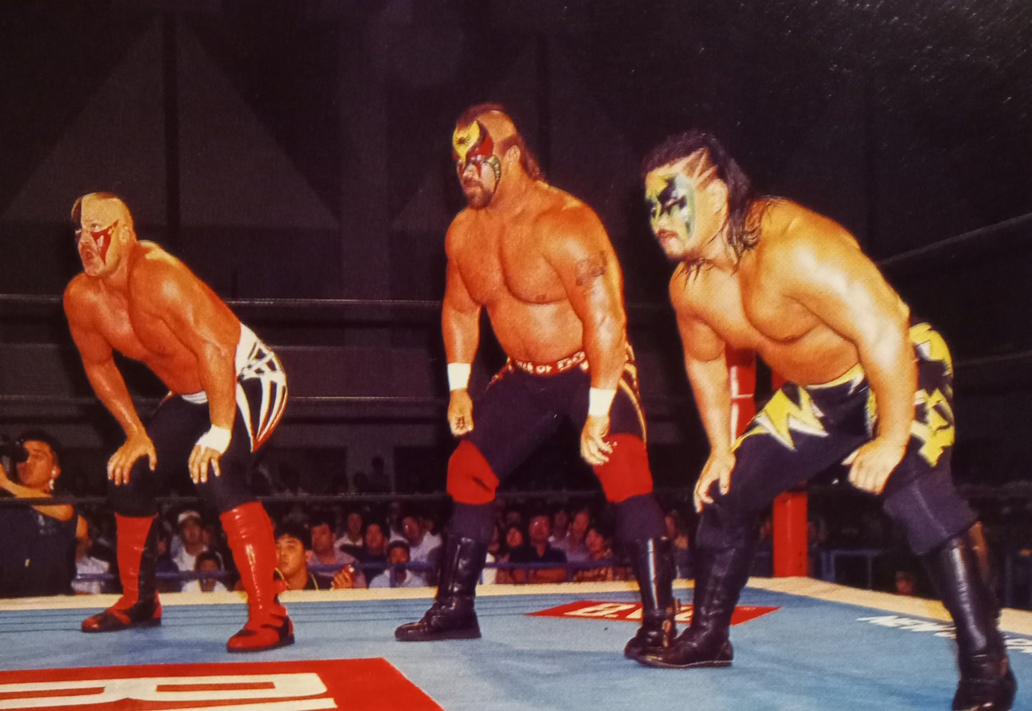 Rasslin' History 101 on Twitter: "After leaving WCW,The Road Warriors teamed up with "Power Warrior" Kensuke Sasaki all throughout 1996 for New Japan Pro Wrestling.Hawk,Animal and Sasaki won a huge percentage of