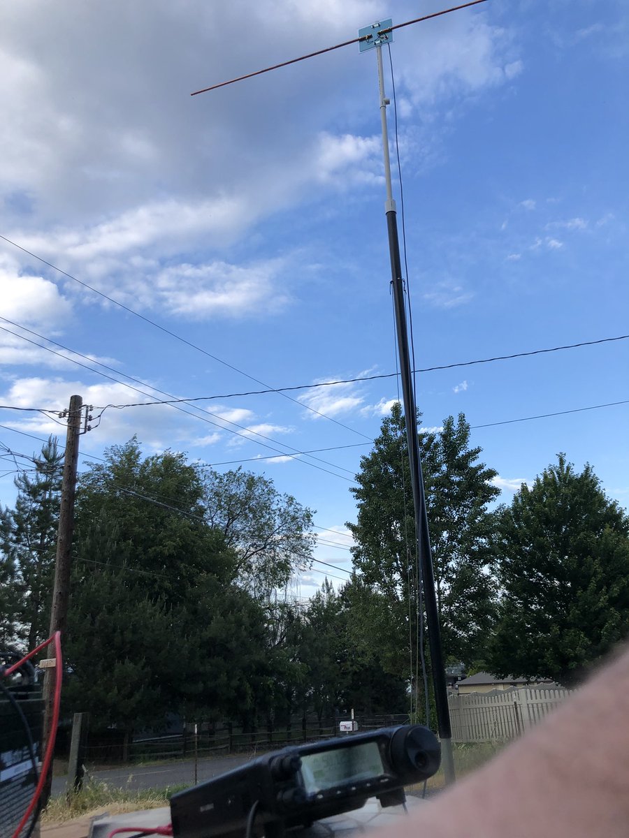 Checking out 6m w the 891 n 6M dipole #HamRadio #6mband #yaesuFT891