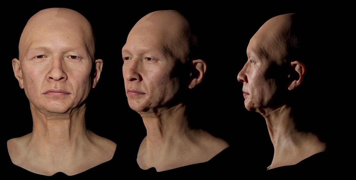 ツークン研究所 در توییتر Lightstageで撮影したテクスチャをベースにmariで加工 老年化は肌のくすみやシミ しわを書き込みました 特徴的な顔はニキビやニキビ跡の黒ずみ 口元やあごの青髭など 塩顔はニキビやシミなどを除去し 中性的なイメージに仕上げました