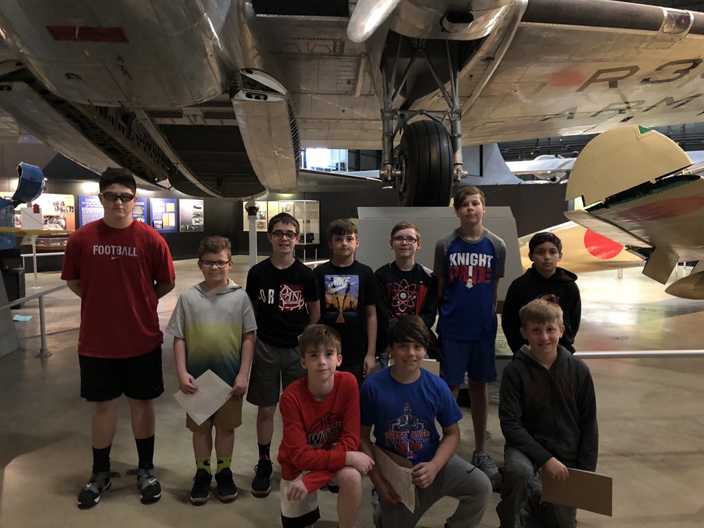Wonderful trip today to the USAF Museum in Dayton with our 6th graders!  The kids loved it. I highly recommend this stop in Ohio. Only a short drive from Convoy.  Thanks to our team for planning a great day!!