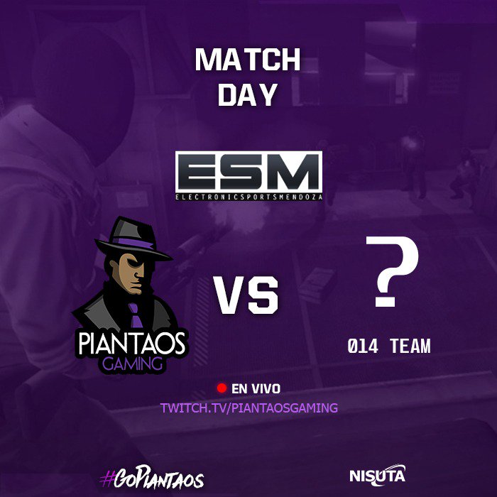 PiantaosGaming's tweet photo. #CSGO🔫
A la media noche sale Piantaos🎩
Nos disputamos el Round 2 de la Liga #ESM contra #014TEAM 🔥
Se casteara por nuestra cuenta oficial de #twitch ⬇️
💻https://t.co/zLYE7jsQbG
🏆 Liga ESM
🆚#014TEAM
⏰ 00:00 hs
Sponsor: @Nisutacom.
#GoPiantaos💜 #Tangueros🎩 https://t.co/8EyzecpiXm