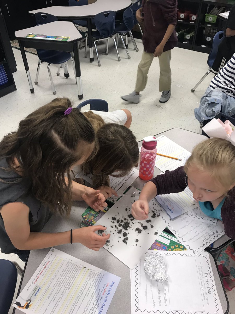 Ms_Sickle2's tweet photo. Dissecting owl pellets today! Thank you @KansasCityZoo for all the fun!  We have learned so much about animals at the zoo through Zoo Ed and can’t wait to come back to the zoo! https://t.co/xGTIJATQhB