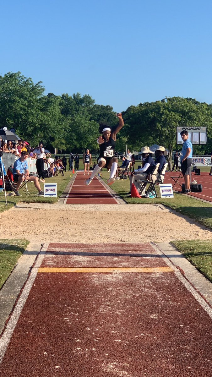 WebberTFXC's tweet photo. J’nai Taylor finishes 17th in the NAIA National Championship today in the Women’s Long Jump #webbertf https://t.co/fdvVt4iOAD