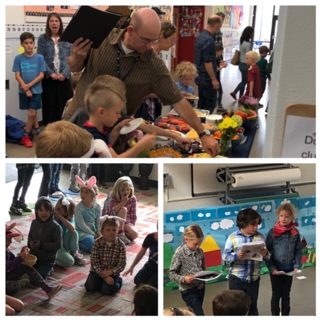 Our K/1 Storyline Culmination was a huge success!  After our Farm Storyline, it was clear how much our students had learned about where food comes from and how things grow! #storyline #cascadesacademy