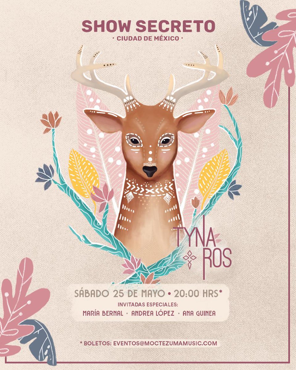 ¡Familiaaaa, este sábado 25 de mayo, estaré como invitada especial en el show de la extraordinaria <a href="/tynaros/">Tyna Ros</a>! 
 
¿Ya la conocen? ⭐⭐⭐

#EnConcierto #EnVivo