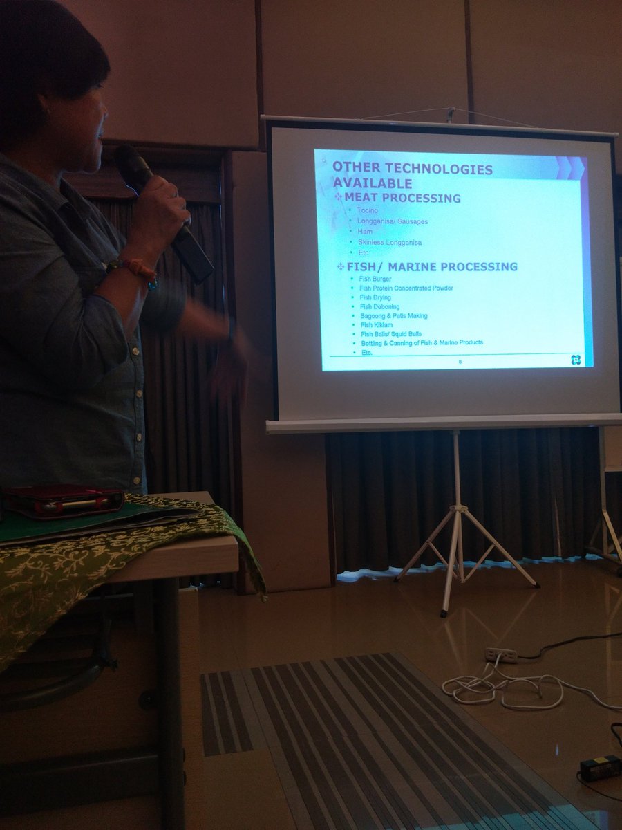 dswdfo8's tweet photo. ATM: DOST Senior Science Specialist Imelda Picorro shares their agency's technologies for commercialization such as dipped candles, camote-made cakes and muffins, food squash catsup, among others. These are livelihood technologies that can be ventured by SLP beneficiaries. https://t.co/bEN1tneVgm