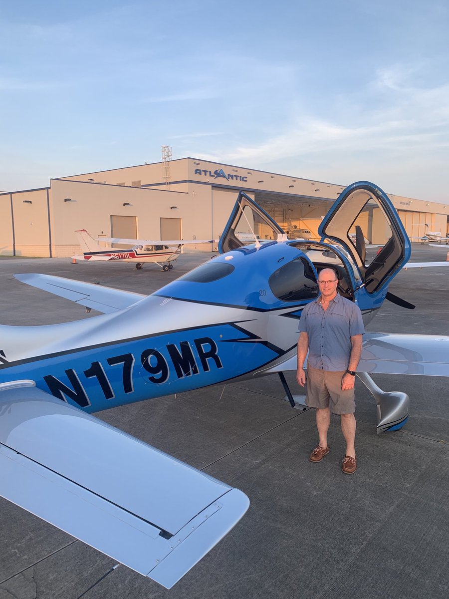First solo flight this evening! #Cirrus #CoastalCityAviation