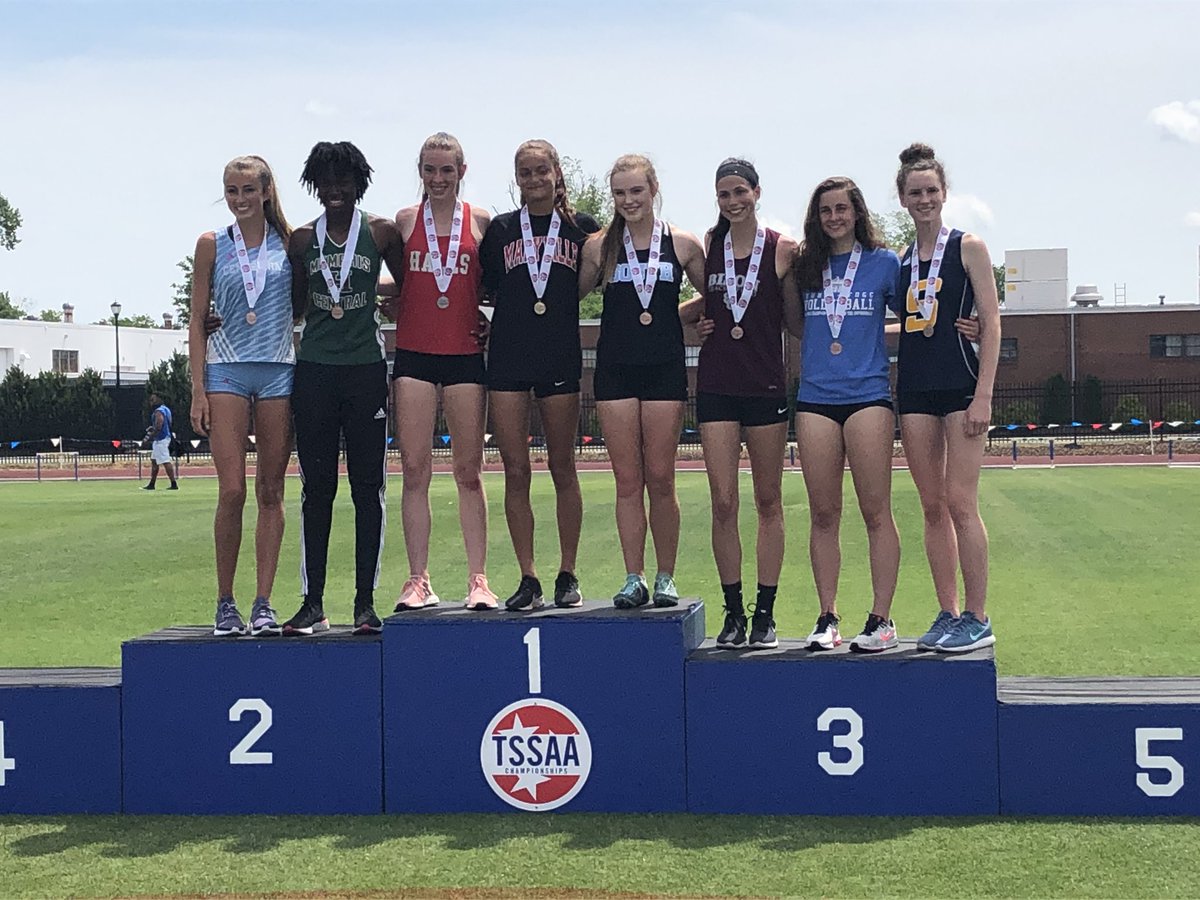 Congratulations to Hailey Miller on her 5th place finish in the HJ at the state meet today clearing 5’4 and a tremendous high school career. Hailey is responsible for 4 school records at SCHS. You will be missed! #BisonTrack
