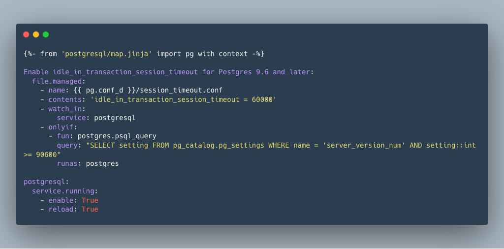 SaltTips's tweet photo. This is probably THE coolest feature (kudos to @gtmanfred and Christian McHugh!) in the upcoming Salt Neon release. It allows using any execution module in onlyif/unless requisites (at runtime, unlike Jinja):

#gitpicks #saltstack

https://t.co/qhZW6jAyqq
https://t.co/RtNnKf1ZJv https://t.co/4JuHCXoUpo
