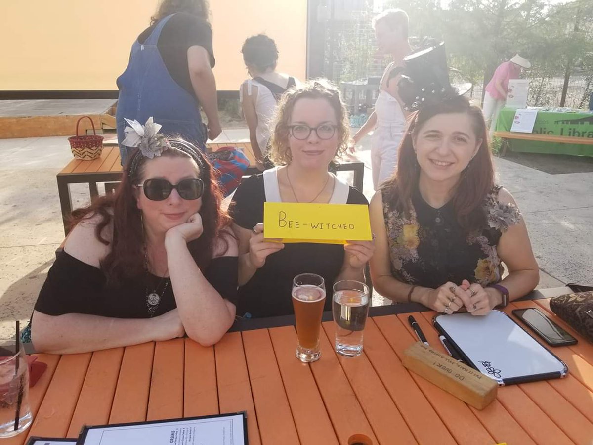 celesteavonne's tweet photo. We won first place in the San Marcos Public Library Adult Spelling Bee @sanmarcosrecord @arobingoestweet #BeeWitched https://t.co/BaWJgcTk7Z