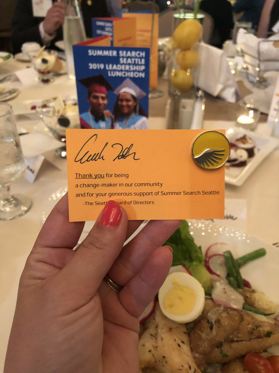GossipGlamour's tweet photo. Thank you @SummerSearchSE for inviting me to your luncheon today! It is an honor to be part of your community in Seattle! https://t.co/QiMgJDRTmt