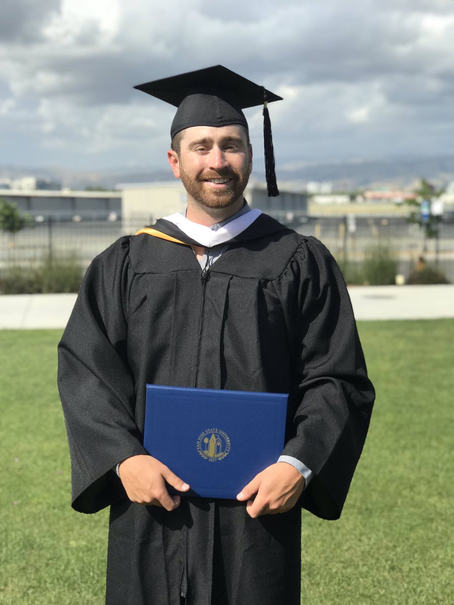 BalerNews's tweet image. #Baler ‘13 alum Michael Breen earned a master of arts degree in kinesiology with a concentration in sport management from @SJSU. He previously earned a bachelor of science degree in business marketing at SJSU, where he’s been a graduate assistant baseball coach for 2 years.