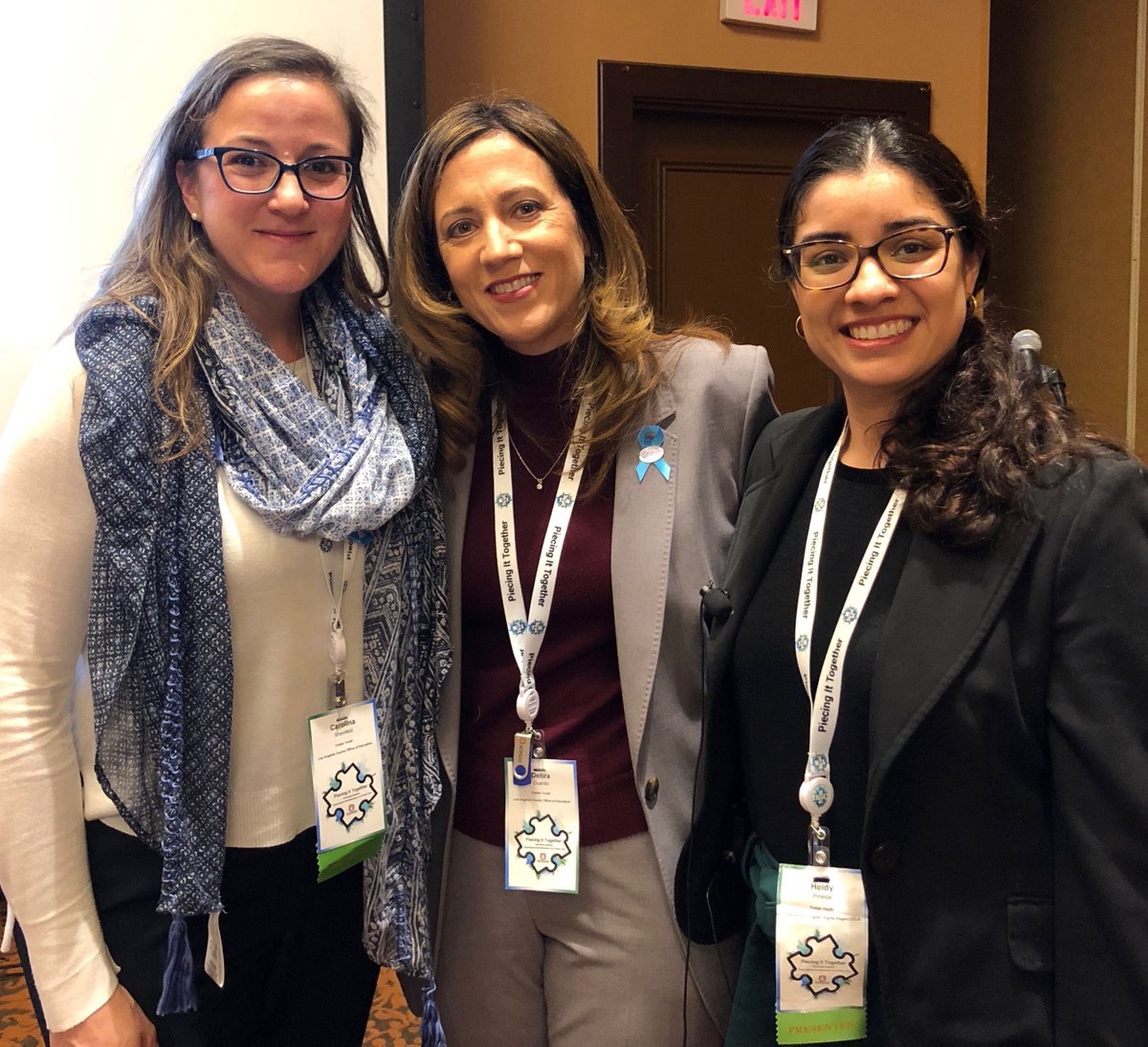 EsperanzaCCLA's tweet photo. Today, we joined forces with the Los Angeles Office of Education, where Heidy Pineda, our Pro Bono Director, presented at the #LACOESymposium2019
 #PiecingItTogether2019 #EsperanzaImmigrantRightsProject https://t.co/bfsRNhyGoP