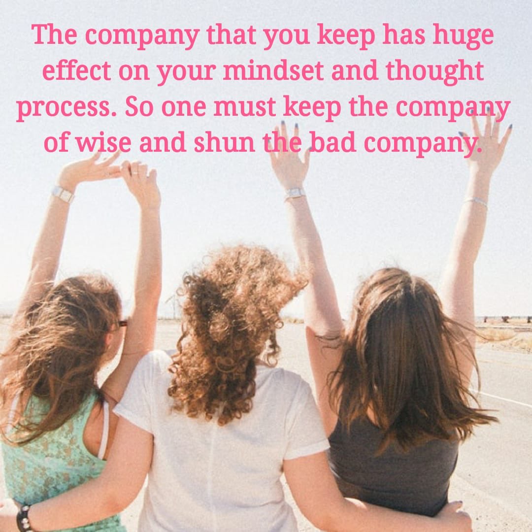 Official_partap's tweet photo. Choose your company wisely.. as your company has huge effect on your mindset and thought. Shun the bad company as it can ruin your life .#BeWise_ChooseRight https://t.co/9rt0kZOW7j