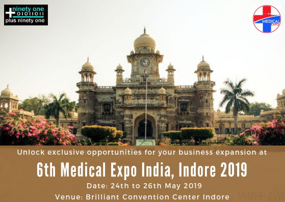 Plus91 (@plus91) on Twitter photo Are you attending the 6th #Medical #Expo India, Indore 2019 scheduled to take place at Brilliant Convention Center, #Indore from 24th to 26th May 2019? <a href="/medicalexpoind/">Medical Expo India</a> Are you attending the 6th #Medical #Expo India, Indore 2019 scheduled to take place at Brilliant Convention Center, #Indore from 24th to 26th May 2019? <a href="/medicalexpoind/">Medical Expo India</a>