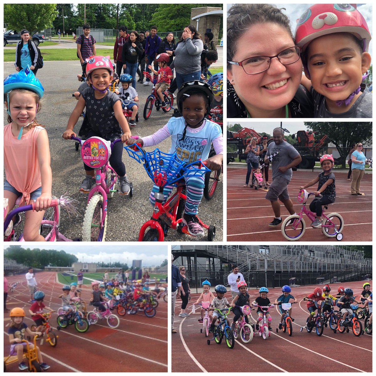 LindsBaileyMath's tweet photo. So exciting to see the Mini 500 & the lemonade stand!!! Such a fun experience for my students!! They were awesome with the students - helping kids who had bike wrecks & buying lemonade! #wearewayne @NGCAdrenaline #NGCPride #Mini500 #quarter #tipsappreciated @LittleGiants01 https://t.co/qxymuPNc09