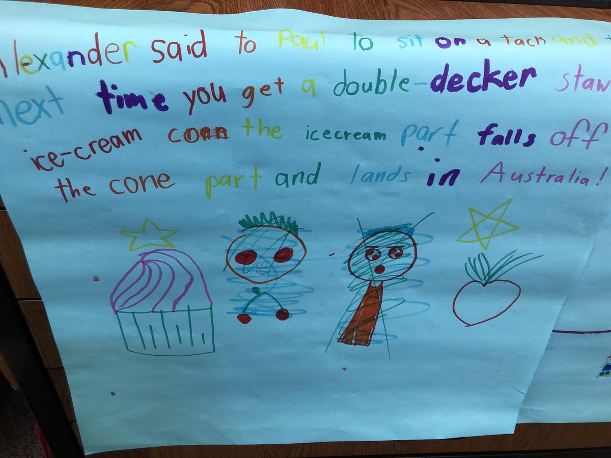 GoWeathersfield's tweet image. Eagle text detectives were busy in second grade today!  Finding text evidence is even more exciting when giant @Postit notes are involved! #textevidence #textdetectives #collaborativelearning #welovetolearn #weareweathersfield #theConejoWay @lauriesdavis @ConejoValleyUSD