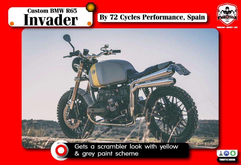 ThrottleClub's tweet photo. Custom #BMW #R65 #Invader by #72CyclesPerformance gets a gorgeous look.
#custommade  @BMWMotorradUK  #throttle #throttlebiking #throttlebikingapp #throttleindia #modified

To know more click on : https://t.co/8bsOARIY1B https://t.co/OhDuPrmtp3