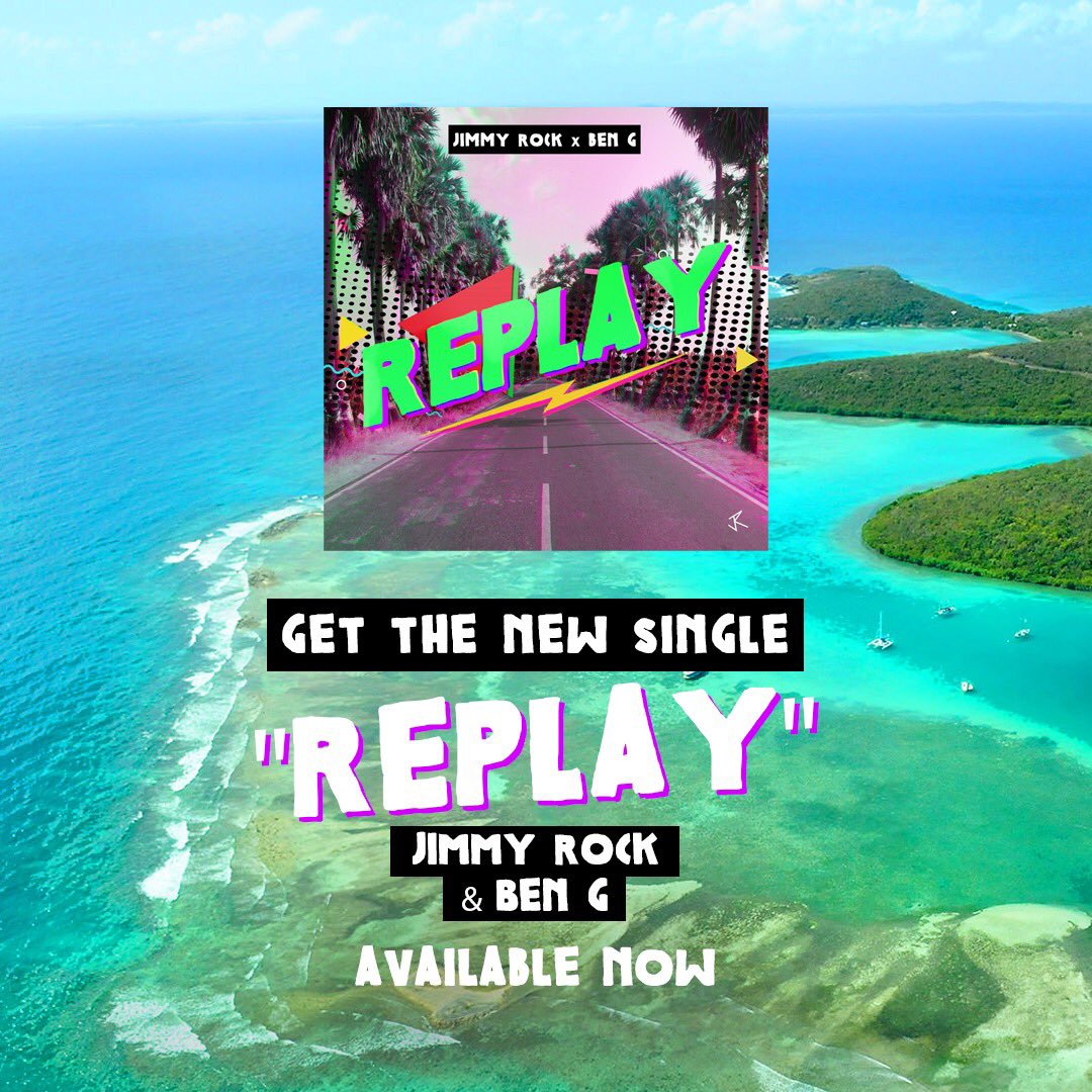 IamBenGofficial's tweet photo. It’s finally out! Our new single with @djjimmyrock available on all streaming &amp; downloading platforms 🙏🏻🙌🏻 #HitReplay https://t.co/xPXfBm1m06