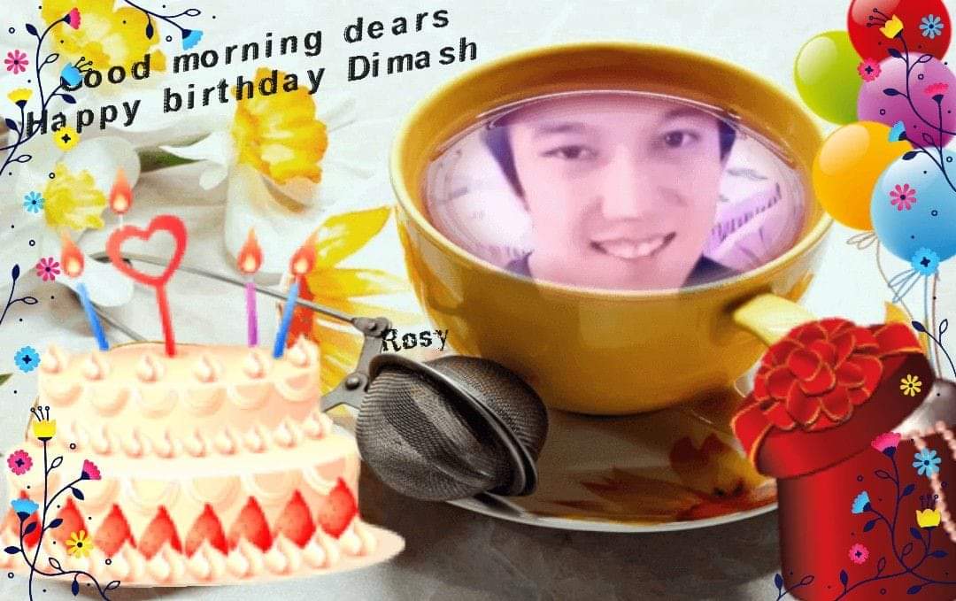 rosy_hinata's tweet image. Good morning dears and #DimashHappyBirthday 🎉🎂🎁🍰🎊🌹🎈😍💐☺️🤗
Dimash, advice for today : have fun, fun and fun...
Be happy, eat cake, open gift and read all messages from dears 😉😂
Loooooovvee you @dimash_official 
Happppyyyy birthdayyyyy 🎵❤️🎊🎼🎹🎶❤️
#DimashBestSinger