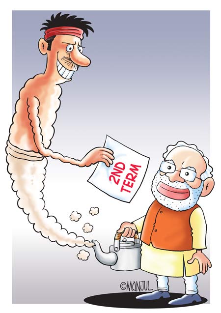 #LokSabhaElection2019 #loksabhaElections2019results 
My another #cartoon for @mid_day