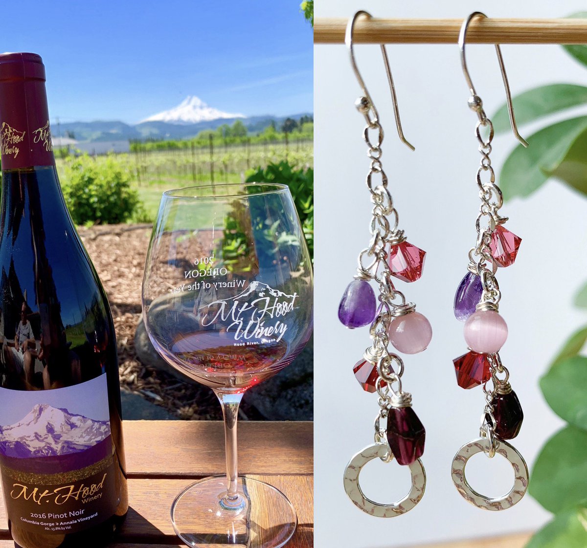BeerWineChoc's tweet photo. Inspiration:Red wine and pink champagne
https://t.co/Thu7uVco0W  #etsyjewelry #winetasting #oregonwine https://t.co/IgpO6MZwfh