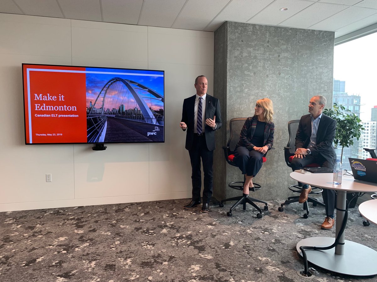 Thank you ⁦@davebryan001⁩ Managing Partner ⁦<a href="/PwC_Canada/">PwC Canada</a>⁩ #Edmonton office for a fantastic presentation and discussion of our people , culture and clients and meeting  our inspiring #Edmonton team  ⁦<a href="/amy_brohman/">Amy Brohman</a>⁩ ⁦⁦<a href="/nicolasmarcoux/">Nicolas Marcoux</a>⁩ <a href="/ReynoldTetzlaff/">Reynold Tetzlaff</a>⁩