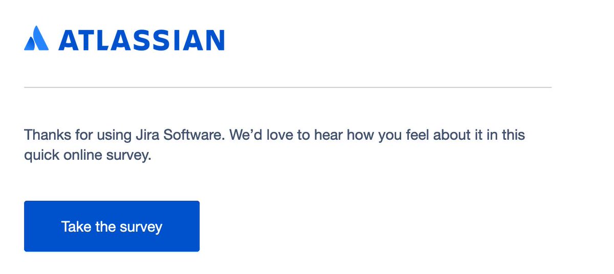 nshgraph's tweet photo. I would love to tell @Atlassian what I think of their service... oh, I guess not. #surveyfail https://t.co/v1GI1RUngL