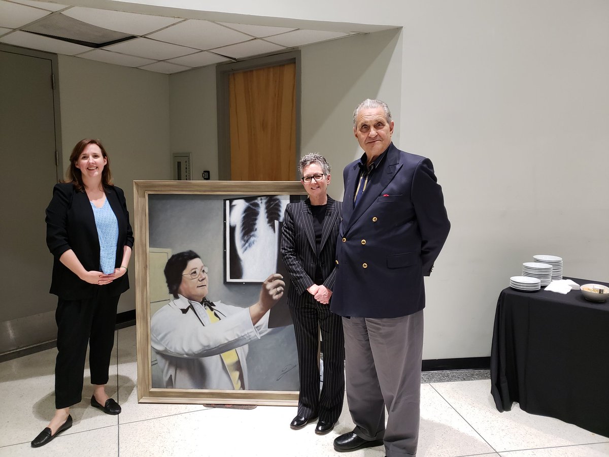 Celebrating the memory of the first female surgeon at Tulane, Davilene Carter , with Mary Killackey, the third female surgeon and chair of Surgery, with Ronald Nicholas, the Tulane Star and the American Surgery legend.
