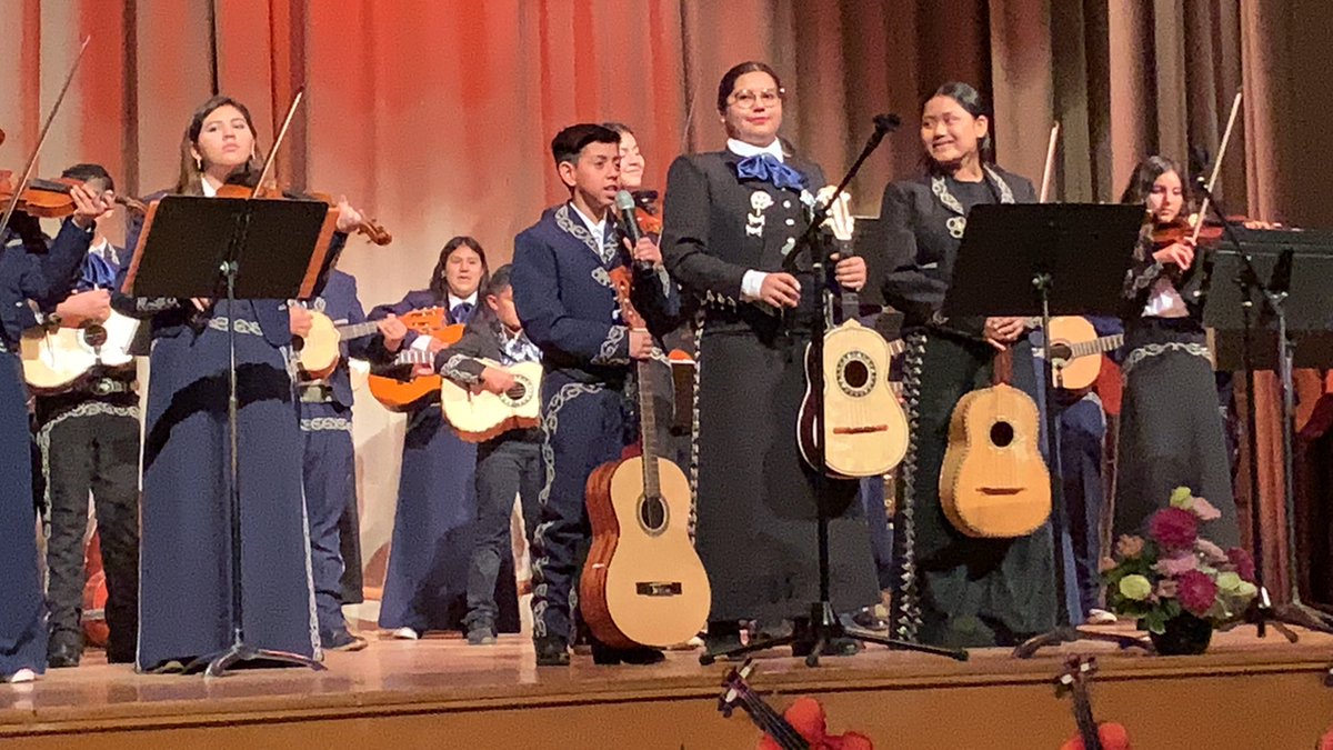 Ripsie80's tweet photo. So proud of our amazing kids and music teacher!!!  They rocked it!!! Congrats Ms. Torres! Thank you Ms Hernandez for helping with the fundraising!  The kids did an amazing job. @SFMSprincipal  @missjudymoody  #springconcert #sanfernandoms https://t.co/gTBZuqoW32