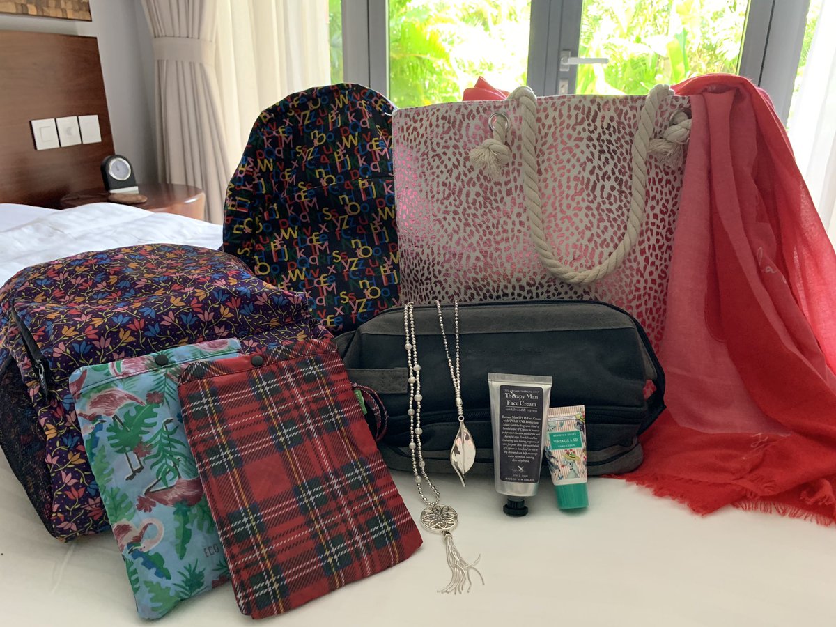 Unpacking our bags at our final #holiday destination... did we bring half of the Emporium with us ? 🤔😆 
🎒✈️🏝

#HighworthEmporium #HolidayEssentials #Adventure  #Backpack #Equilibrium  #DandX #Travel #Aromatherapy  #EcoChic #KatieLoxton #HeathcoteAndIvory #DanielleCreations