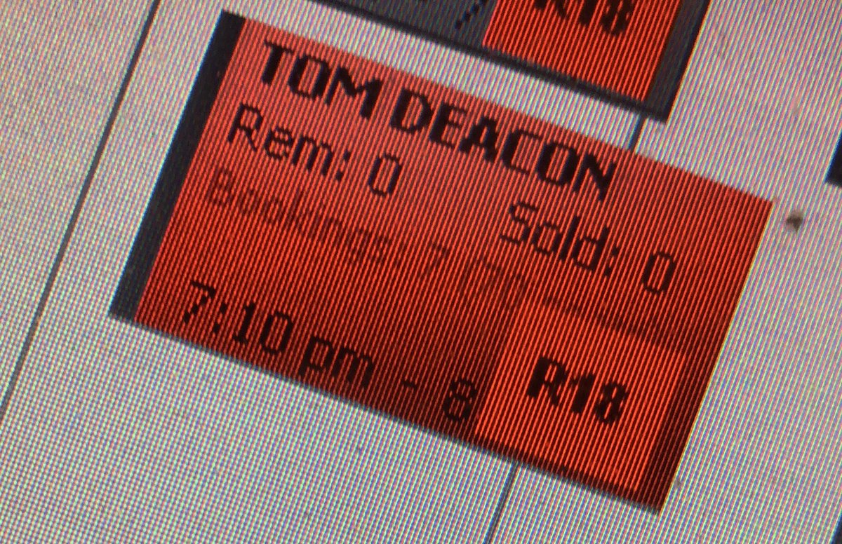 foolhardycomedy's tweet photo. @TomHDeacon is SOLD OUT at the @ClassicComedyNZ tonight, it is your absolute LAST CHANCE to snap up the last couple of tickets for his final night (Sat 25th @NZComedyFest ) get on @EventfindaNZ NOOOWWW 👉👉👉 https://t.co/iGeOeQz0V6 https://t.co/J7s2iZhxTE