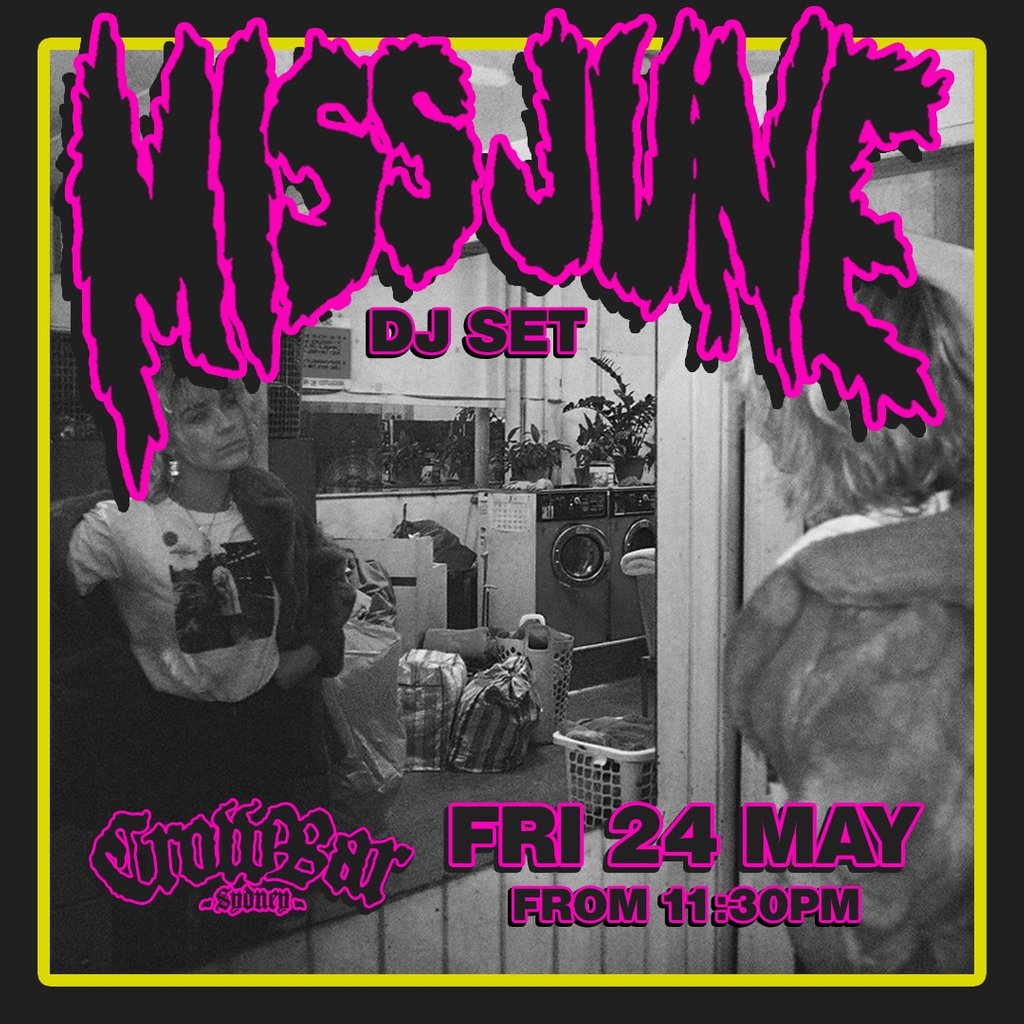 JUST ANNOUNCED || Miss June DJ Set New Zealand's indie/punks @ihatemissjune are keen to party hard after another massive show with @rubyfieldsm8 this Friday🤘 stick around! FRIDAY 24 MAY | Free Entry From 11:30PM CROWBAR SYDNEY 18+