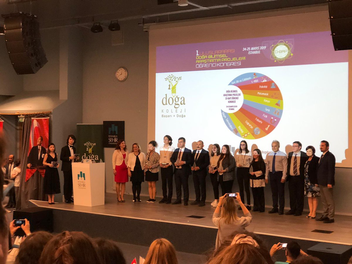 Doğa Bilimsel Araştırma Projeleri Öğrenci Kongresinde Bursa Özlüce Doğa Kampüs olarak Tübitak Derece ödüllerimizi aldık.
#dogabapkongresi <a href="/aslihancelik13/">Aslihan Celik</a> <a href="/KilicozMuhammet/">Muhammet Kılıçöz</a>