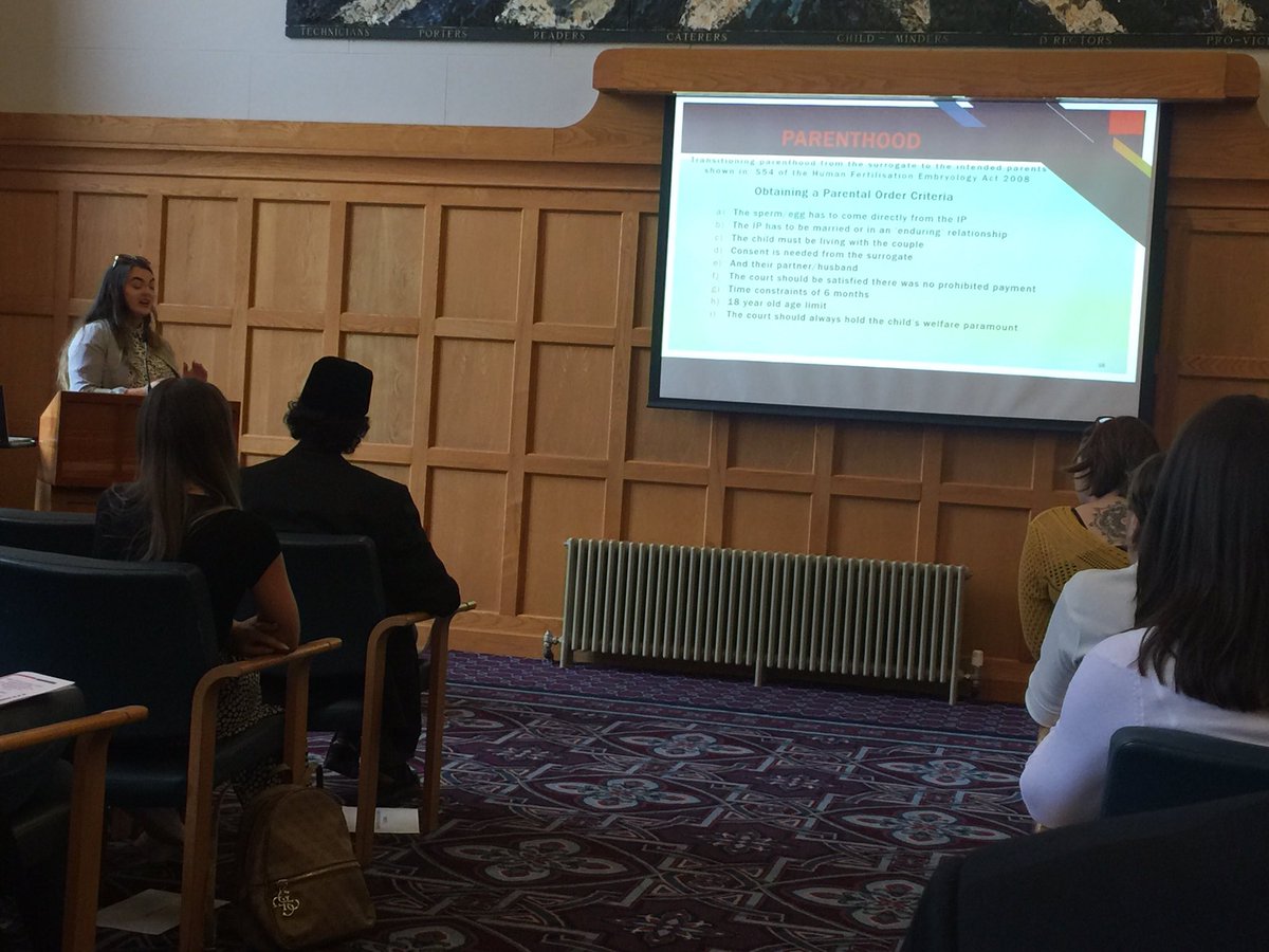 Emmamckenna's tweet photo. Learning a lot about the problems in the law surrounding surrogacy in the #UK from Courtney Doherty @qubschooloflaw #LoveQUBStudents #QUBDevelopmentWeeks https://t.co/QQCZclvMGg