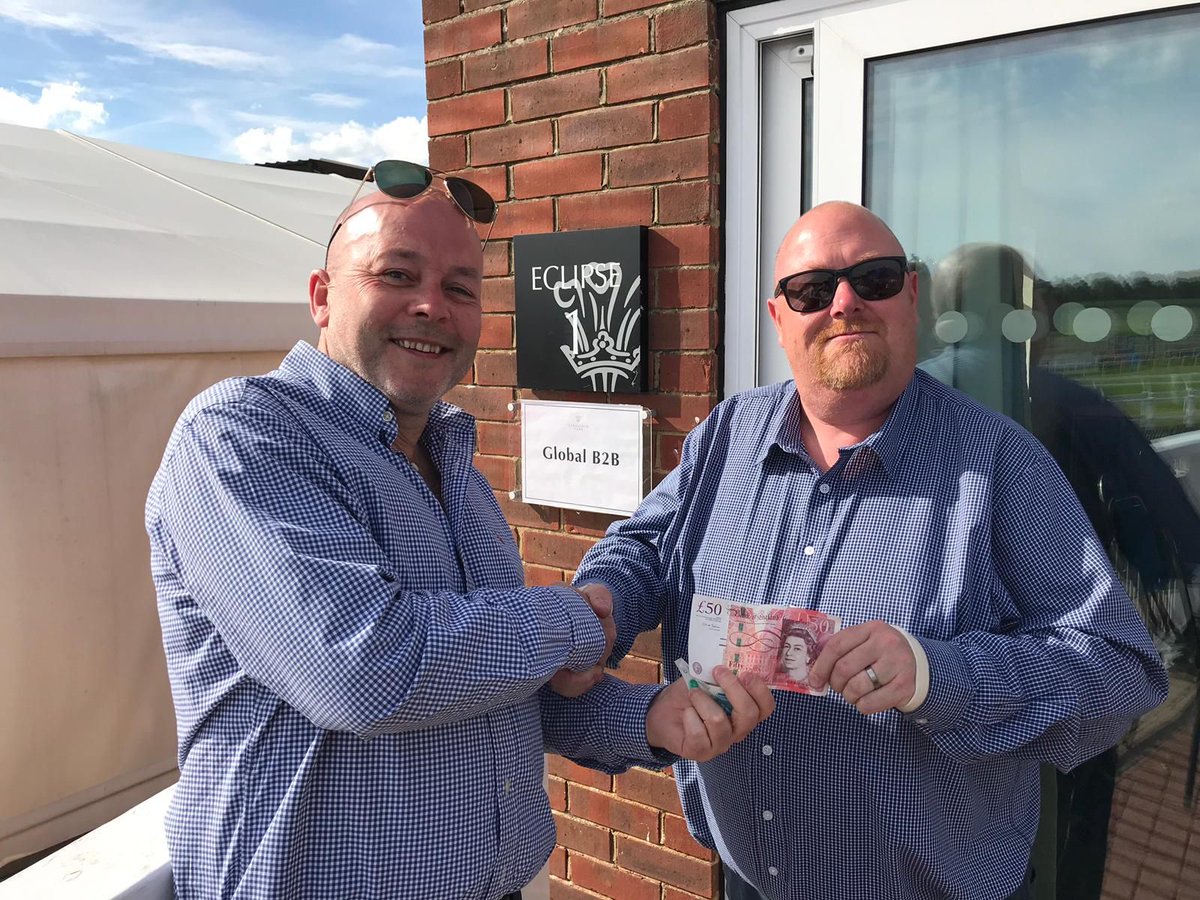 Globalb2bSales's tweet photo. Yesterday, we celebrated Global B2B's 1 year anniversary at Gatwick. We had a brilliant day with our clients at @LingfieldPark Racecourse. Here's to next year! #RACEDAY #HorseRacing #networking #1yearanniversary https://t.co/1be8X60xXN
