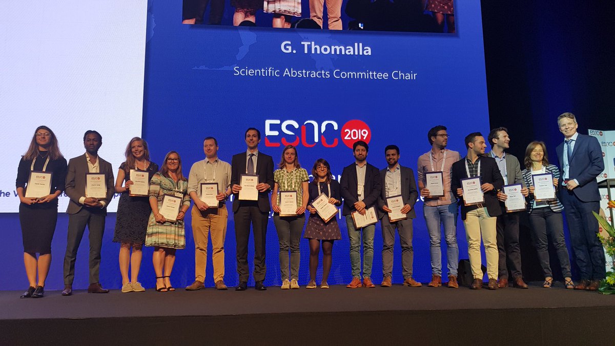 PeterWilleit's tweet photo. Congrats to the recipients of the best eposter awards 👍 #ESOC2019 https://t.co/T9rviuaubo