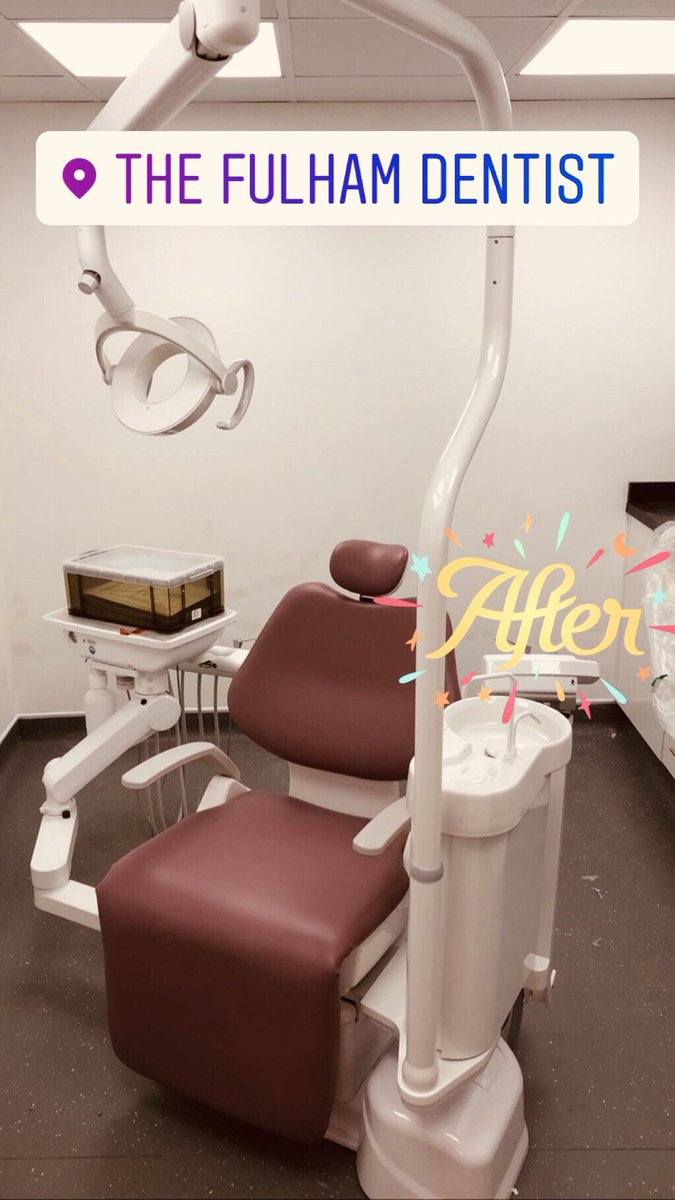 A finished installation for <a href="/FulhamDentist/">The Fulham Dentist</a> yesterday. <a href="/BelmontDentalUK/">Belmont Dental UK</a> Cleo II A knee break chair package in Mauve