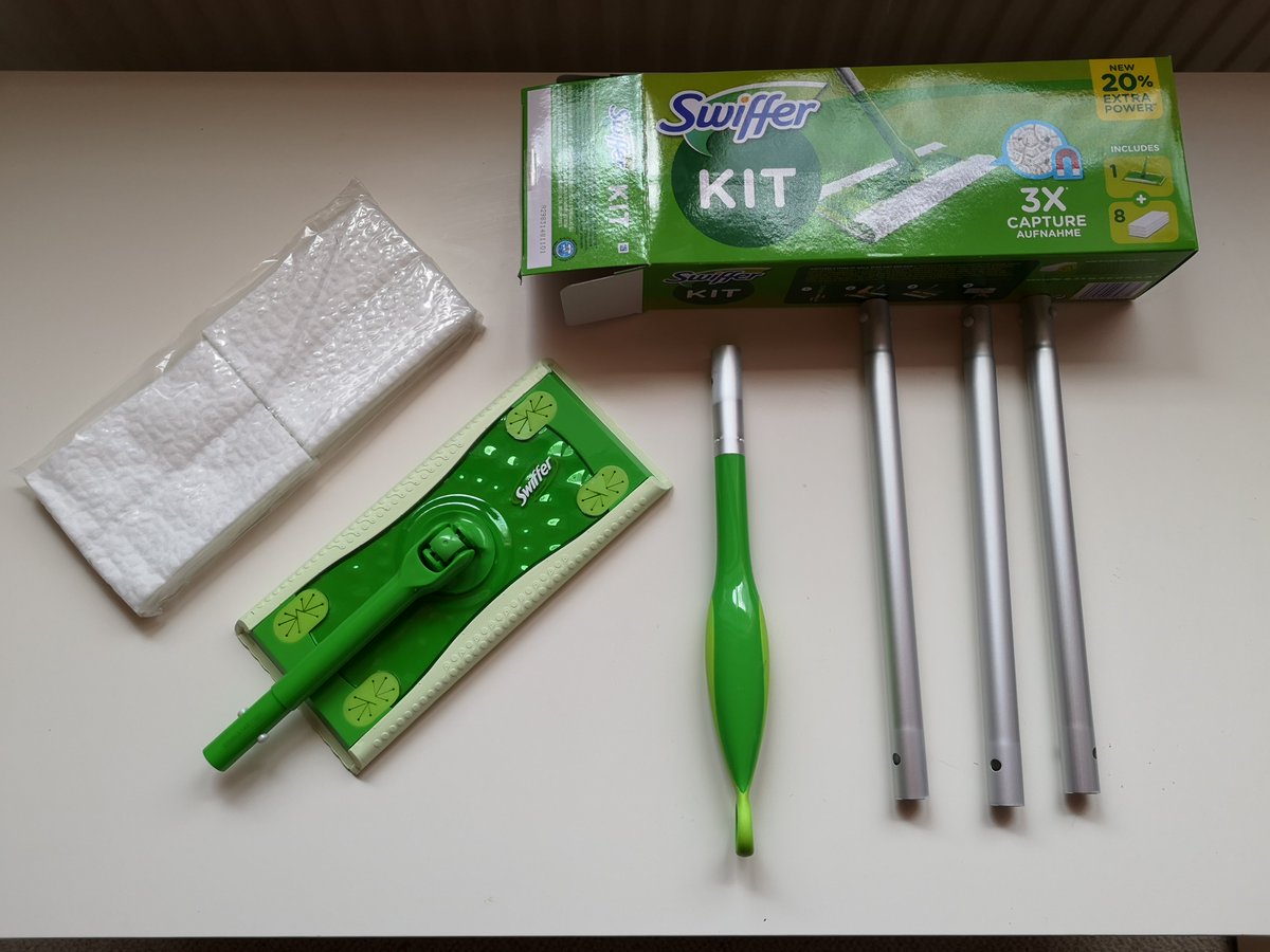 Janina251's tweet photo. (Werbung)

Ich bin mit dem Swiffer Staubmagnet und dem Bodenwischer überzeugt :)

#trnd #swiffer https://t.co/RgOv9zk5m3