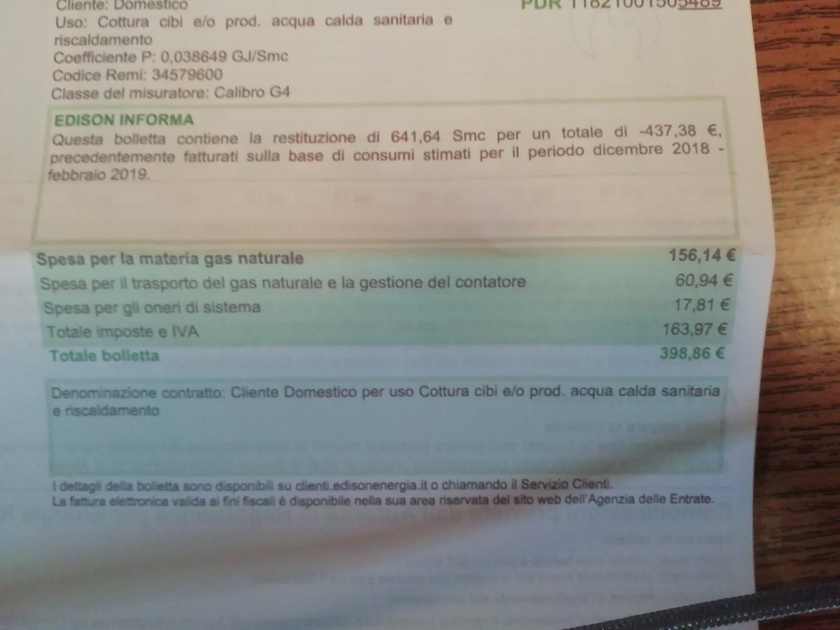 eb1910's tweet photo. Quando le tasse superano il consumo... C'è qualcosa che non va... #mortaccivostra #sapevatelo https://t.co/7mvskZQ2MX