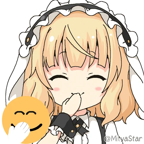 Skype絵文字 クスクスシャロちゃん?&チノちゃん? 