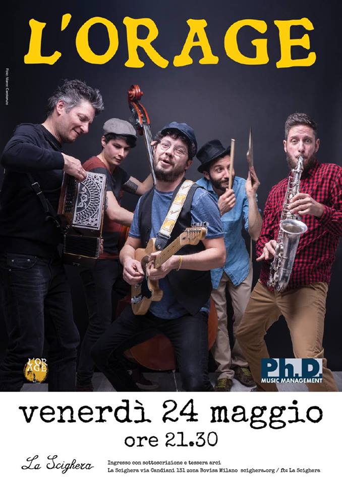 lorageofficial's tweet photo. Oggi portiamo il nostro "rock delle montagne" nella "city" italiana per eccellenza: #Milano!
Vi aspettiamo dal vivo, dalle 21.30, a La Scighera con i brani del NUOVO DISCO #MedioevoDigitale 💛

Info > https://t.co/mqO23o2xRJ https://t.co/BRUBxDEoGC