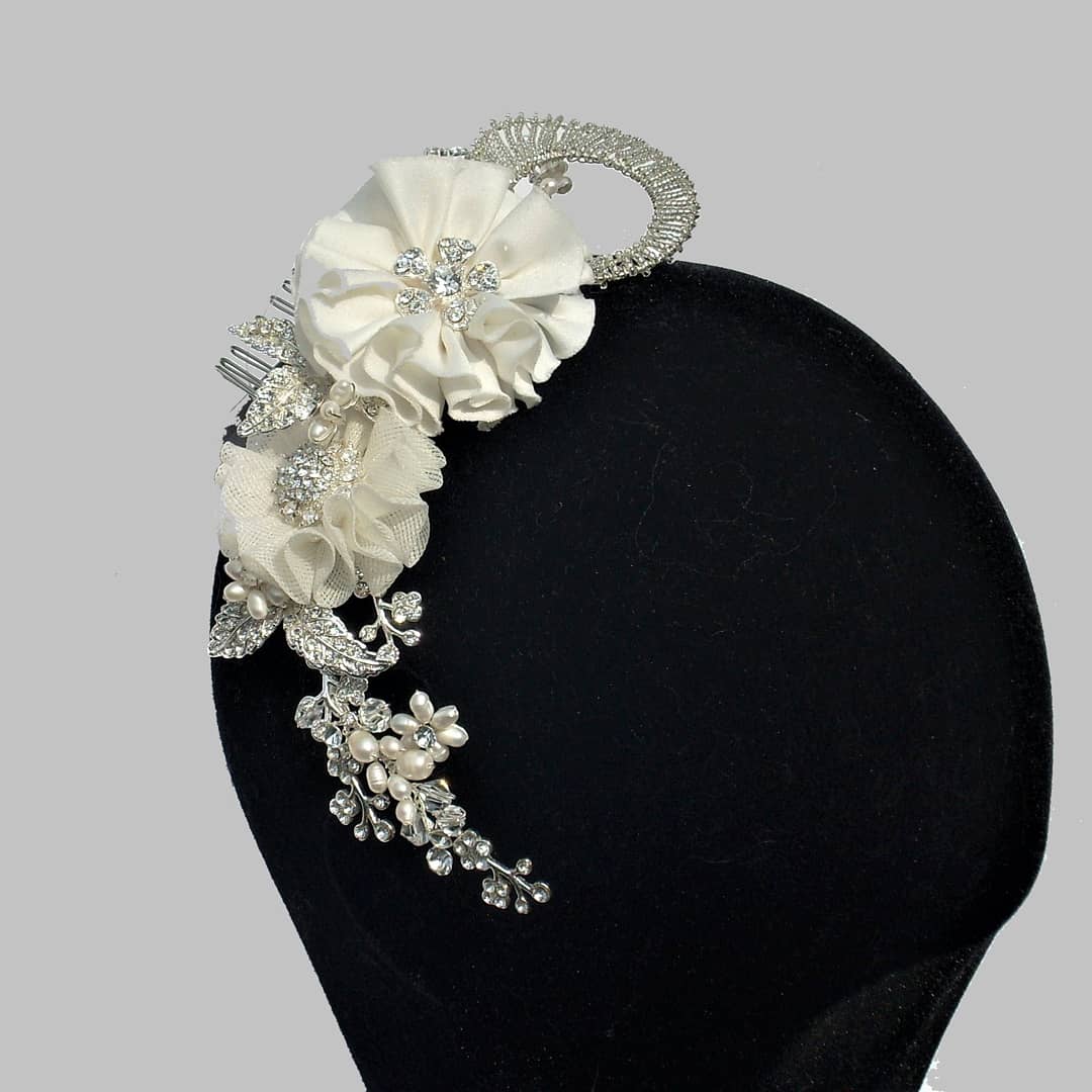 Bridal pearl tiara