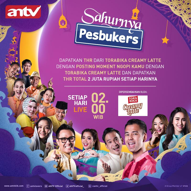 ANTVOfficial_'s tweet photo. 1.  Follow @TorabikaCreamyLatte 
2.  Upload km brsm Torabika Creamy Latte
3.  Tulis caption knp km harus dapat THR
4.  Pastikan IG tdk dikunci
5.  Follow ,tag foto kamu @TorabikaCreamyLatte @pesbukers_antv &amp; 3 teman
6.    Sertakan #TorabikaCreamyLatte #TorabikaCreamyLatteBagiTHR https://t.co/1IxqRp1gZH
