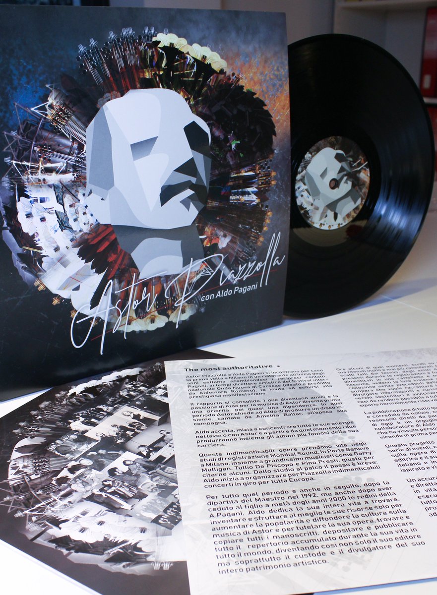 Lo splendido DOPPIO VINILE #AstorPiazzollaConAldoPagani, la nostra nuova release, è una vera chicca per tutti gli amanti della #musica del Maestro argentino! Lo trovi nei MIGLIORI NEGOZI DI DISCHI e sul nostro esclusivo e-commerce apagani.it
#Tango <a href="/AstorPiazzolla1/">Astor Piazzolla</a>