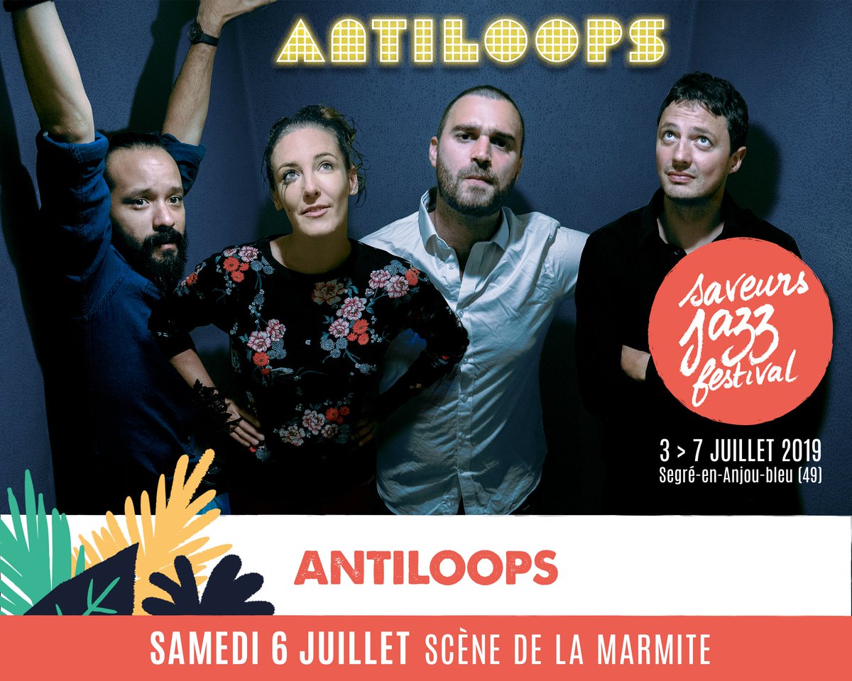 saveursjazz's tweet photo. [ANNONCE : NOUVEAUX NOMS]

4 nouveaux noms rejoignent la programmation 🔥 Le samedi retrouvez #Antiloops, Bad Fat ft. @NapoleonSoloVox et #SergeLavalette 5tet Groove Band et le dimanche @wearemonolithes !

Tous en accès libre, Scène de la Marmite. Infos 👉https://t.co/cCvlJg0LUr https://t.co/m1VkWemwxc